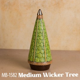 Ceramic Bisque Medium Wicker Tree Ceramic Bisque Medium Wicker Tree